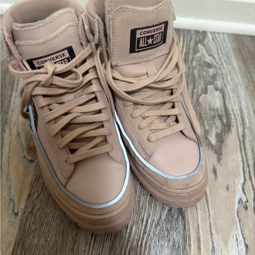 Converse Women's Pink High-Top Sneakers